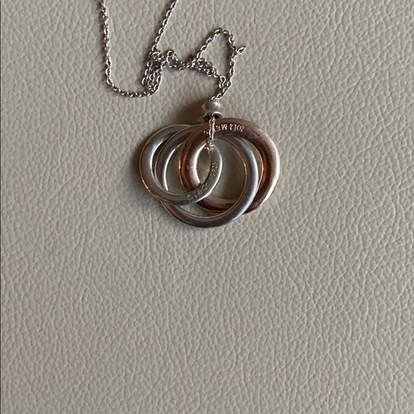 Tiffany Interlocking Circle Necklace - Picture 3 of 3